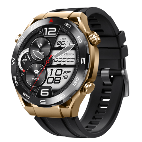 HK5 Hero AMOLED Smartwatch Compass Pattern Alipay Payment NFC Access Control