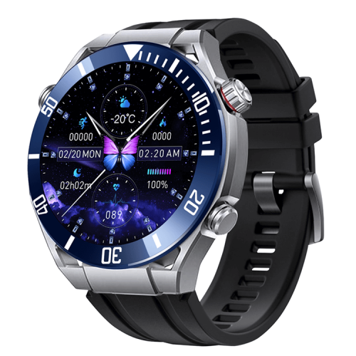 HK5 Hero AMOLED Smartwatch Compass Pattern Alipay Payment NFC Access Control