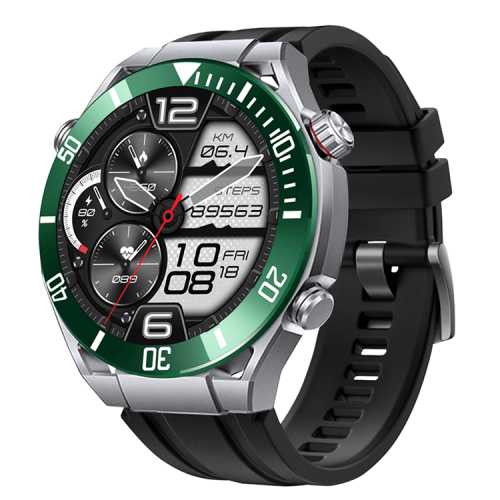 HK5 Hero AMOLED Smartwatch Compass Pattern Alipay Payment NFC Access Control