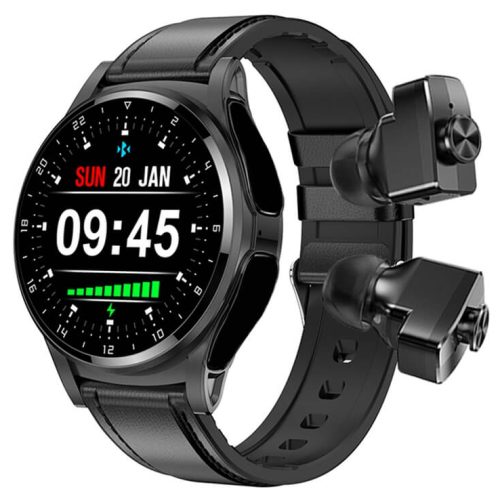 Słuchawki GT66 TWS Smartwatch 2 w 1 Kontrola dostępu NFC Całość z metalu CNC Stal