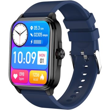 T90 Fashion Smartwatch Non Invasive Blood Glucose Mett Function Temperature Monitoring