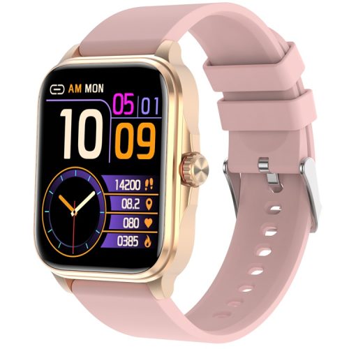 Surveillance non invasive de la température de fonction de Mett de glycémie de la mode T90 Smartwatch