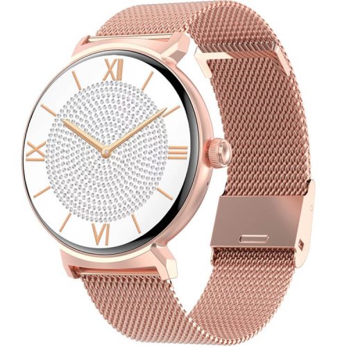 DT4 New AMOLED Screen Women Smartwatch Real Time Heart Rate Menstrual cycle reminder IP68 Waterproof