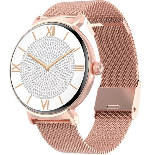 DT4 New AMOLED Screen Women Smartwatch Real Time Heart Rate Menstrual cycle reminder IP68 Waterproof