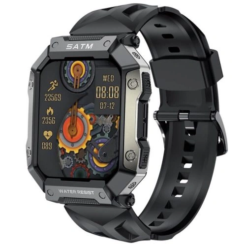 PG333 Outdoor Smartwatch Bluetooth Call Real Time Health Monitoring IP68 Waterproof