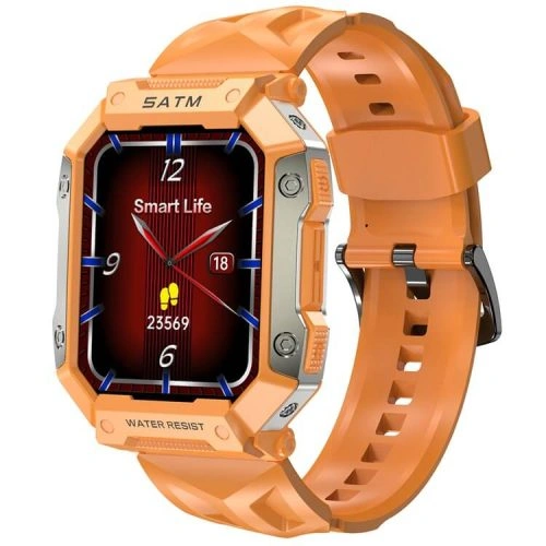 PG333 Outdoor Smartwatch Bluetooth Call Real Time Health Monitoring IP68 Waterproof