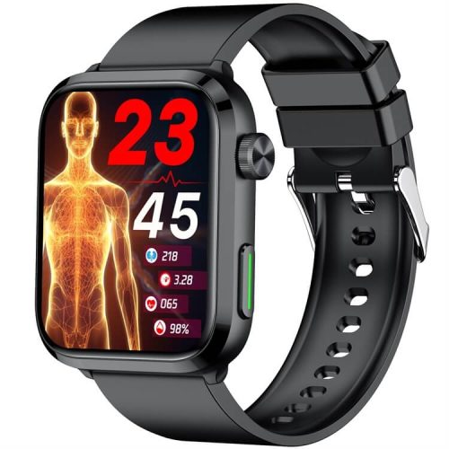 F220 Medición dual del ácido úrico de la terapia de la salud del laser de la sonda de Smartwatch de 1,91 pulgadas