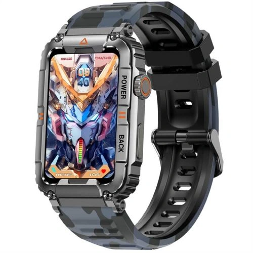 KR88 Smartwatch 107 Sportmodi Schlagtest KI-Sprachassistent