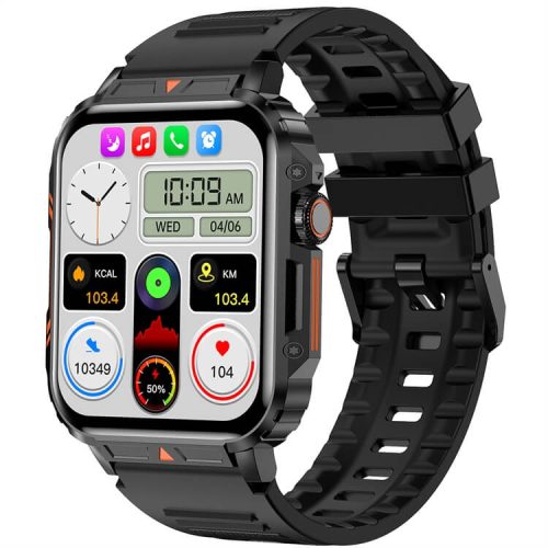 D05 Smartwatch AI Voice Assistant Health Monitoring IP68 Waterproof