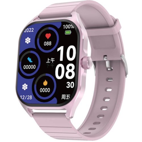 DT99 AMOLED Jam Tangan Pintar GPS Olahraga Melacak Pelatihan Pernapasan Asisten Wanita