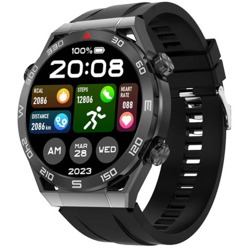 DT Ultramate Smartwatch Compass Pattern IP68 Waterproof PPG+ECG
