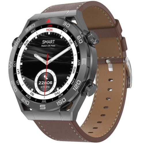 DT Ultramate Smartwatch Compass Pattern IP68 Waterproof PPG+ECG
