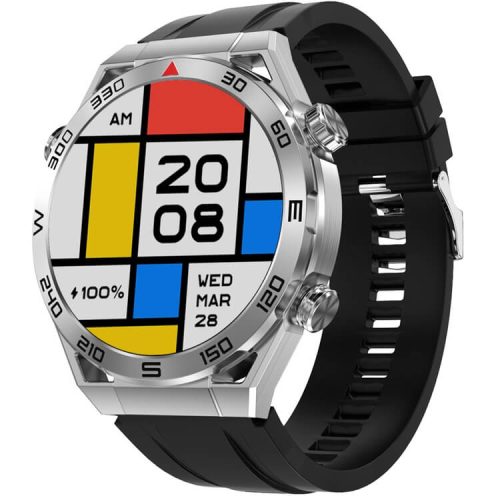 DT Ultramate Smartwatch Compass Pattern IP68 Waterproof PPG+ECG