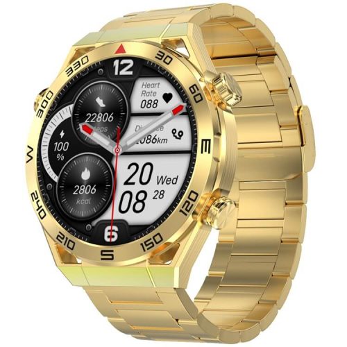 DT Ultramate Smartwatch Compass Pattern IP68 Waterproof PPG+ECG