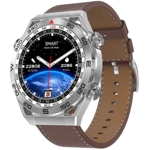 DT Ultramate Smartwatch Compass Pattern IP68 Waterproof PPG+ECG