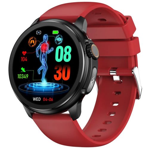ET481 SmartWatch Heart Reat Monitoring AMOLED képernyő Vércukorszint monitorozás