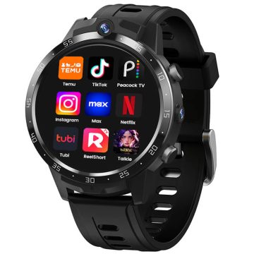 X600S 4G Smartwatch z kartą Sim 1,6-calowy ekran AMOLED Kontrola dostępu NFC Podwójny aparat HD Pixel