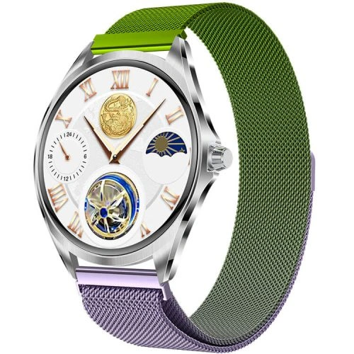 TN88 Smartwatch 1.43 Inch AMOLED Ultra Clear Screen Double Strap Fashion Lightweight Design