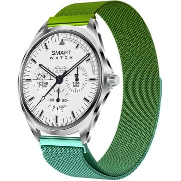 TN88 Smartwatch 1.43 Inch AMOLED Ultra Clear Screen Double Strap Fashion Lightweight Design