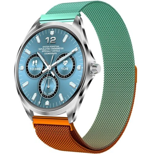 TN88 Smartwatch 1.43 Inch AMOLED Ultra Clear Screen Double Strap Fashion Lightweight Design