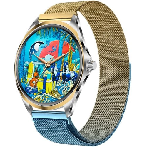 TN88 Smartwatch 1.43 Inch AMOLED Ultra Clear Screen Double Strap Fashion Lightweight Design
