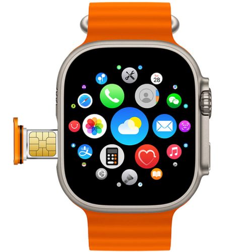 HK Ultra One Smartwatch 4G Full Network Card 2.02 AMOLED Screen Multiple Positioning Itineraries