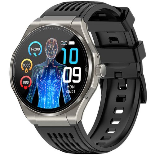 JA03 Smartwatch Bluetooth Dialing 1.43 Inch AMOLED Screen 24 Hours Healthy Monitoring
