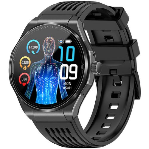 JA03 Smartwatch Bluetooth Dialing 1.43 Inch AMOLED Screen 24 Hours Healthy Monitoring