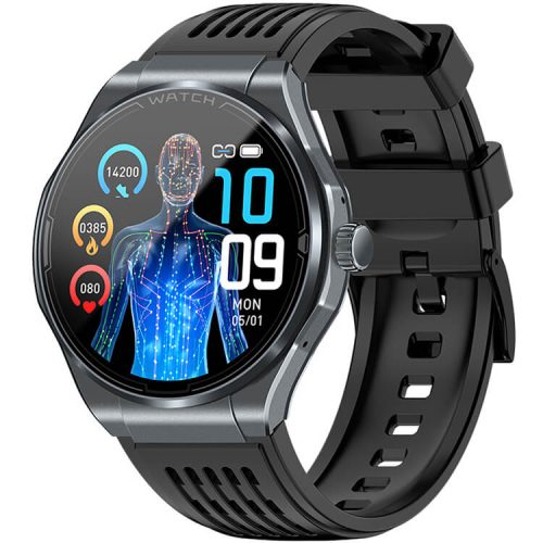 JA03 Smartwatch Bluetooth Dialing 1.43 Inch AMOLED Screen 24 Hours Healthy Monitoring