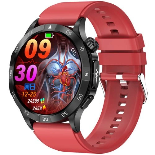 ET381 Smartwatch 1.43 Inch AMOLED Screen ECG Testing Bluetooth Call Professional Fitness Monitoring