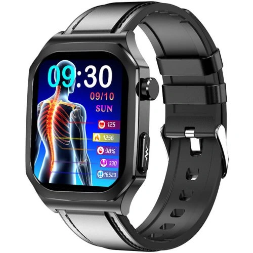 ET280 Smartwatch Elektrokardiogramm-Test Blutzuckerüberwachung SOS-Notruf