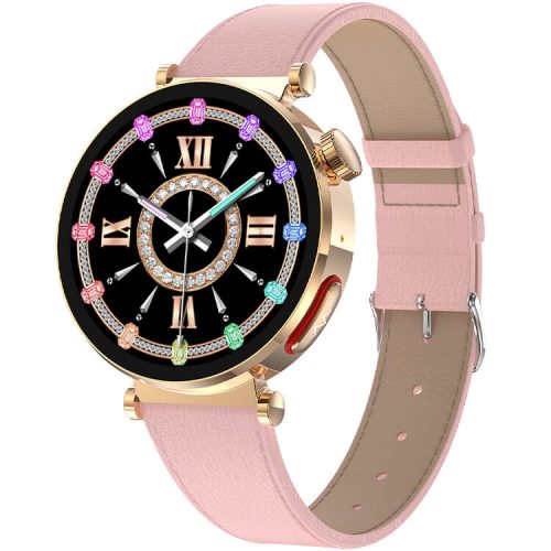ET490 Smartwatch Women's Health Watch Accurate ECG Monitoring Round Appearance Design