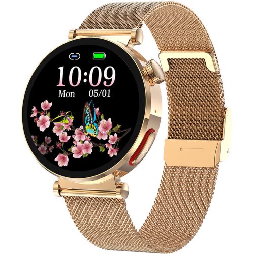 ET490 Smartwatch Women's Health Watch Accurate ECG Monitoring Round Appearance Design