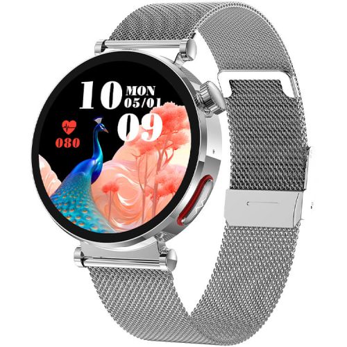 ET490 Smartwatch Women's Health Watch Accurate ECG Monitoring Round Appearance Design