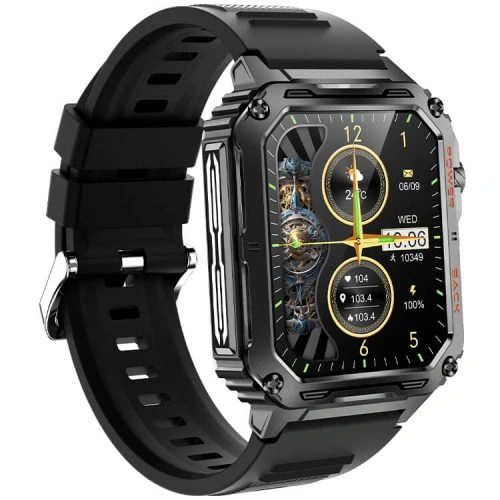 VD38 Smartwatch Outdoor Recreation Watch Dynamic LED Luminous Effect Support Waterproof