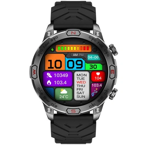 VD36 PRO Smartwatch 1,43 pouces HD AMOLED écran boussole positionnement guidage montre de sport en plein air