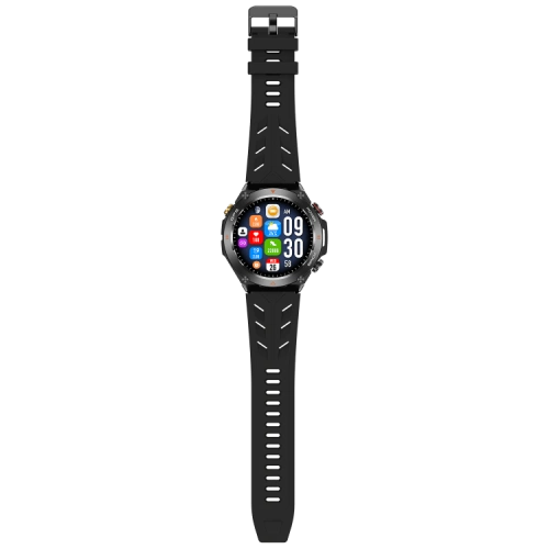 VG41 Smartwatch GPS Zegarek sportowy do uprawiania sportów na świeżym powietrzu 1,45-calowy duży ekran Wodoodporny, solidny, okrągły wygląd
