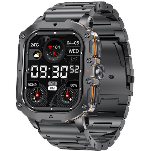 AK72 Smartwatch 1.43 Inch AMOLED Screen Automatic Healthy Monitoring IP68 Waterproof