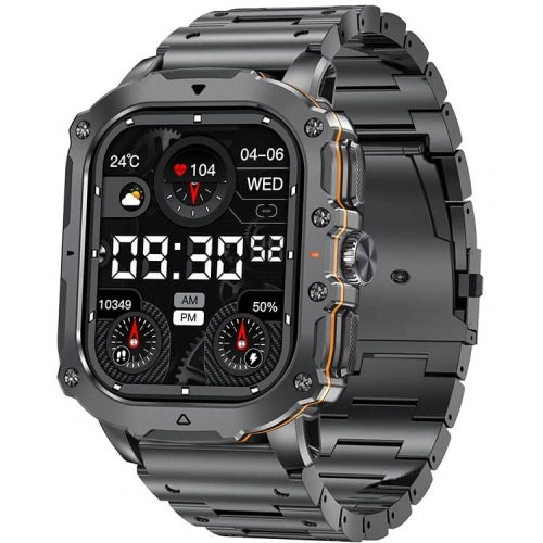 AK72 Smartwatch 1.43 Inch AMOLED Screen Automatic Healthy Monitoring IP68 Waterproof