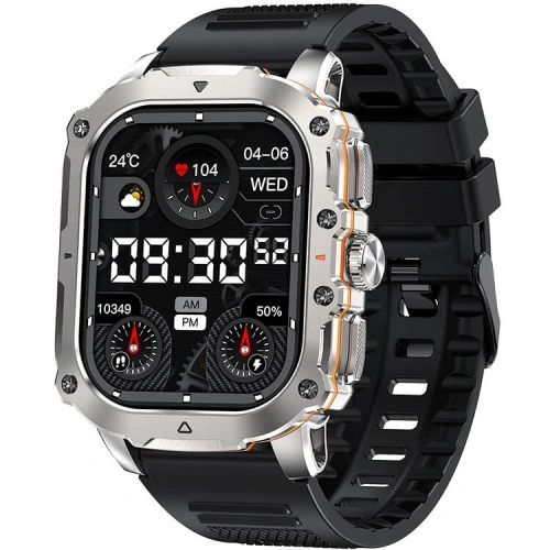 AK72 Smartwatch 1.43 Inch AMOLED Screen Automatic Healthy Monitoring IP68 Waterproof