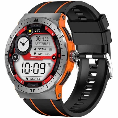HK52 Smartwatch Sturdy Appearance Triple-proof Effect 1.43 AMOLED Screen