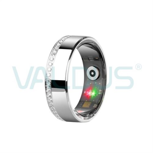 Cincin Cerdas VR16 Nyaman Dipakai Desain Bertabur Berlian Efek Tahan Air 5ATM