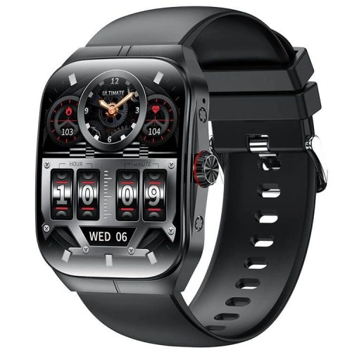HK80 Smartwatch Outdoor Sports Assistant 1.95 Inch AMOLED Screen Multiple Functional Dial