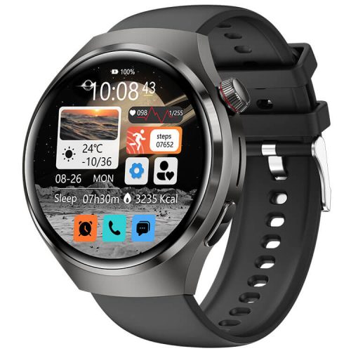 DK56 Smartwatch 2-in-1 Bluetooth Earbuds NFC Access Control Multiple Functional Dial