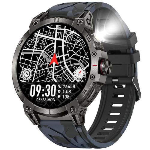VS19 Smartwatch 1.85 Inch Colorful Large Screen Outdoor Flashlight Compass Function