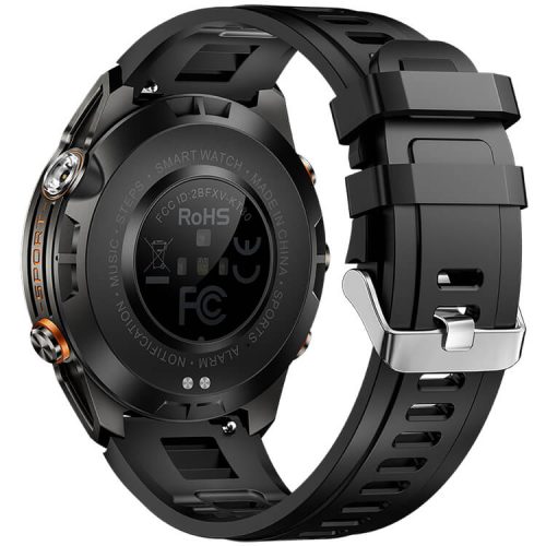 VD27 Smartwatch Outdoor Sports Assistant Built-in Strong Flashlight Long Battery Life Super Waterproof Effect