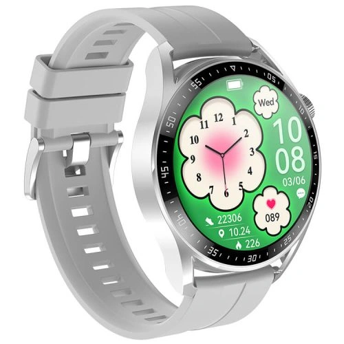 Ai-15 Smartwatch High Definition Screen With Clock Outer Wheel Design Durable Metal Body