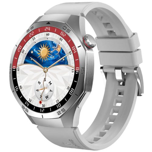 GT5 Pro+Smartwatch With Clock Sculpted Look and Geometric Feel Fashion Wearable Social Message Sync