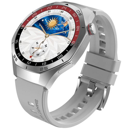 GT5 Pro+Smartwatch With Clock Sculpted Look and Geometric Feel Fashion Wearable Social Message Sync