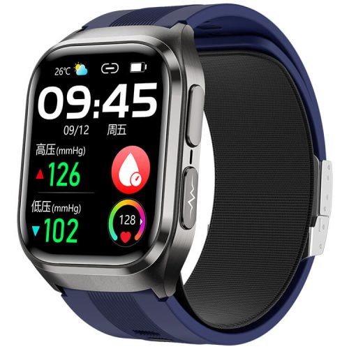 S17 Smartwatch ECG Testing With Air Pump Airbag Design 2.01-inches AMOLED Screen AI Sports Mode